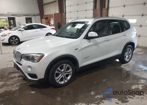 2017 BMW X3 xDrive35I z USA, uszkodzony, nr VIN 5UXWX7C35H0W39375